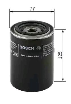 S0392 BOSCH 121mm, 75mm, Filtereinsatz, Anschraubfilter Höhe: 121mm Luftfilter F 026 400 392 kaufen