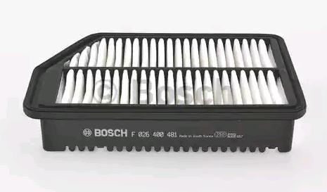 BOSCH F 026 400 481 Engine filter 51,3mm, 163mm, 256,6mm, Filter Insert