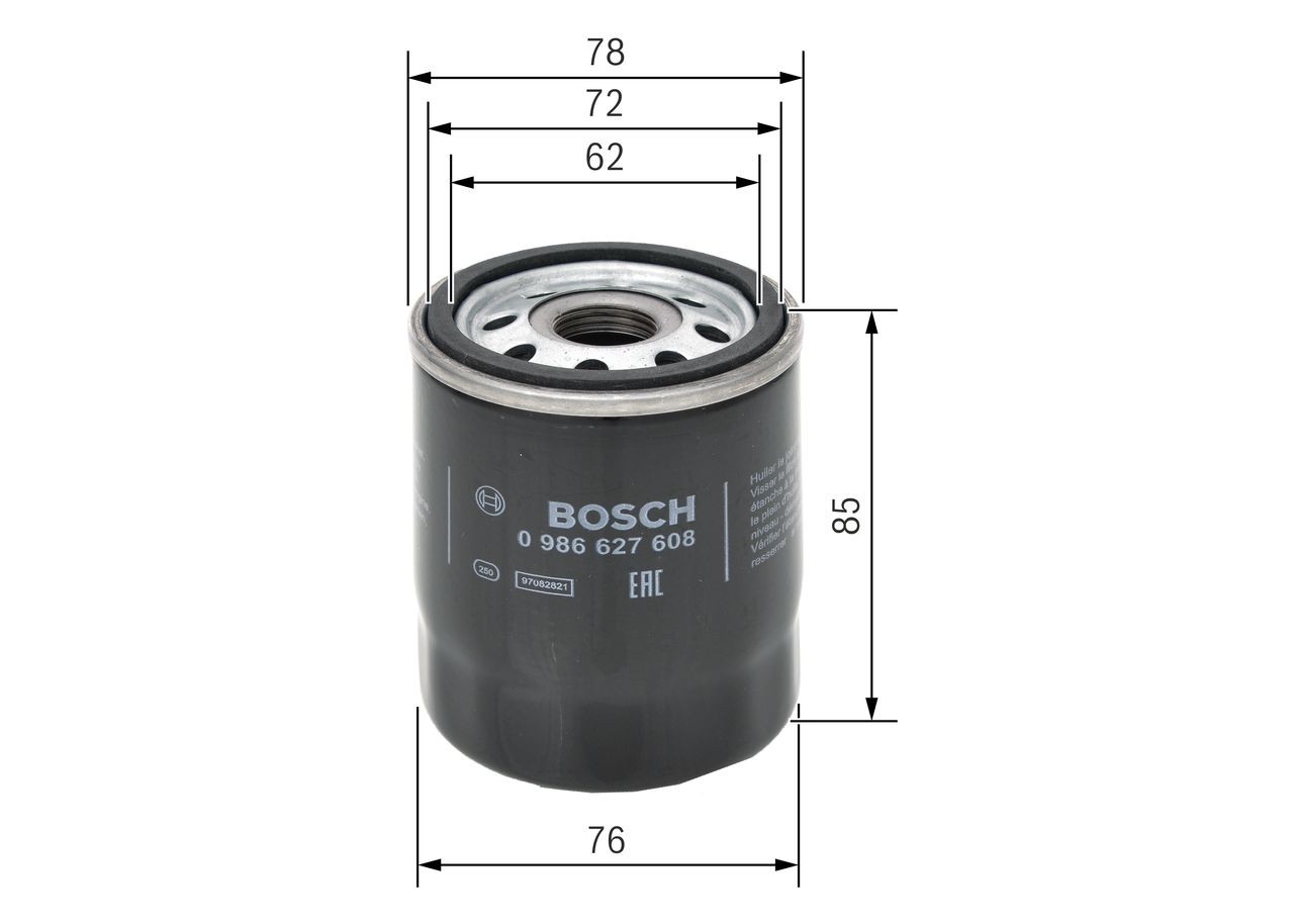 BOSCH Oil filter F 026 407 203