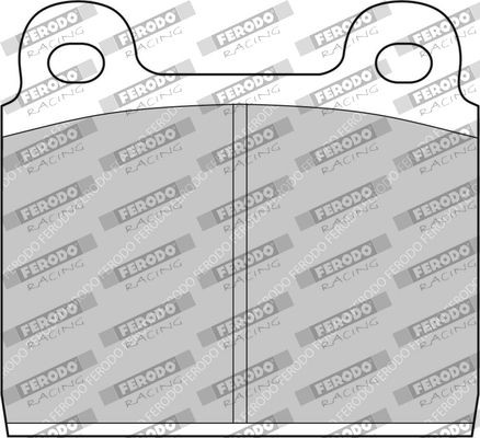 VW T1 Transporter Brake system parts - Brake pad set FERODO RACING FCP11H