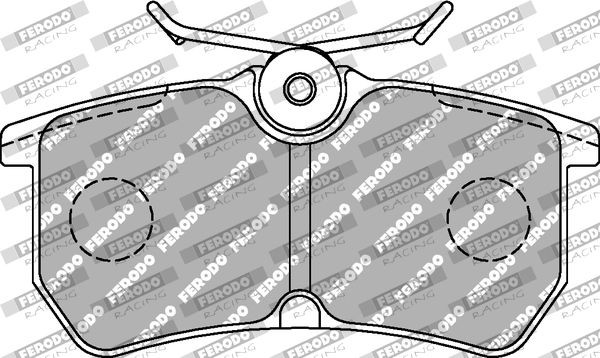 Great value for money - FERODO RACING Brake pad set FCP1319H