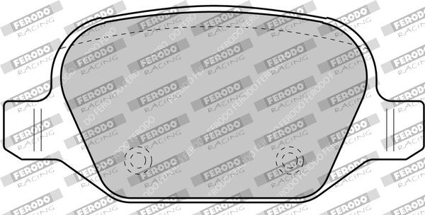 FERODO RACING Width 1: 44mm, Thickness 1: 16,6mm Brake pads FCP1349R buy