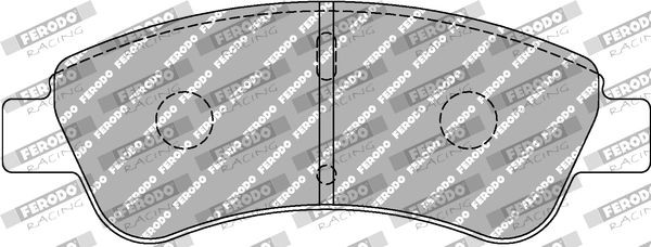 Original FERODO RACING Disc pads FCP1399R for OPEL CORSA