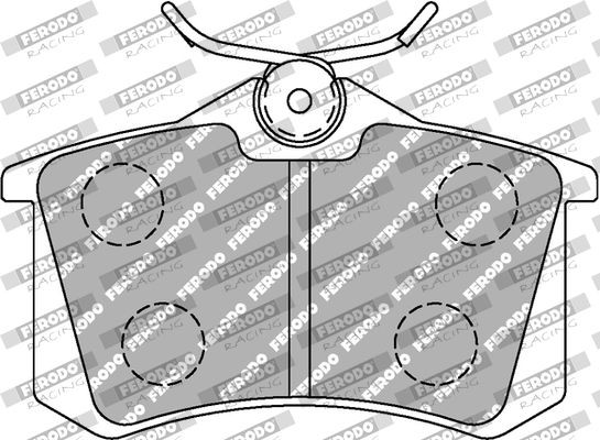 Original FERODO RACING Brake pad kit FCP1491W for OPEL CORSA