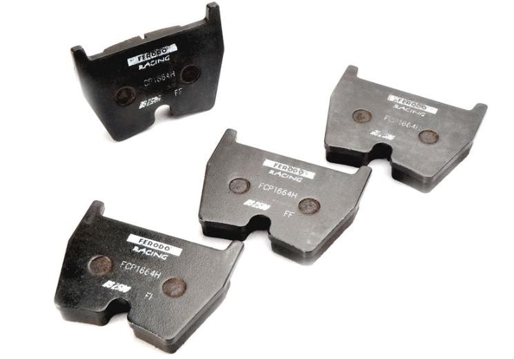 FERODO RACING Width 1: 74,3mm, Thickness 1: 17mm Brake pads FCP1664H buy