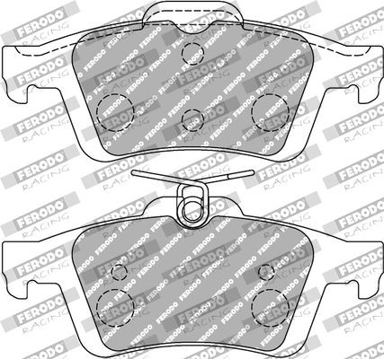 FERODO RACING FCP1931H Brake pad set FORD experience and price