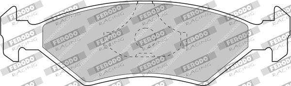 Kit pastiglie freno FCP206R FERODO RACING
