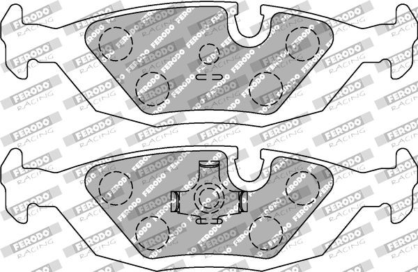 FERODO RACING Disc pads rear and front BMW 5 Saloon (E28) new FCP296H
