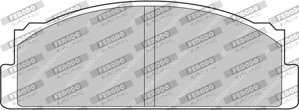 Fiat CAMPAGNOLA Pasticche ricambi auto - Kit pastiglie freni FERODO RACING FCP29H