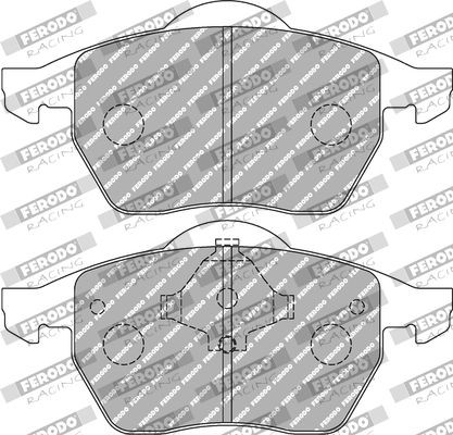Ford GALAXY Set of brake pads 11192512 FERODO RACING FCP590H online buy