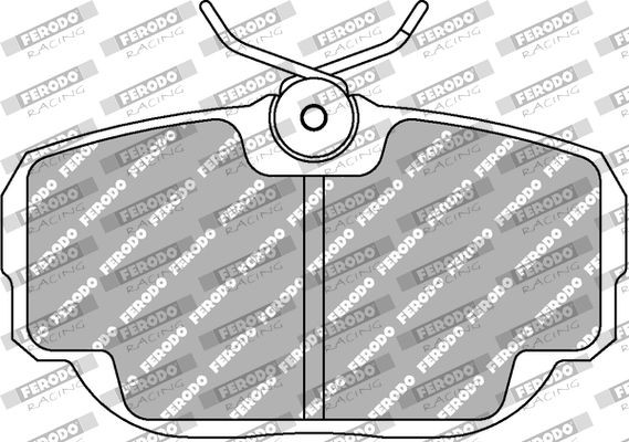 Mercedes A-Class Set of brake pads 11192532 FERODO RACING FCP660R online buy