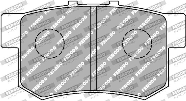 FERODO RACING Set of brake pads rear and front Honda CRZ ZF new FCP956H