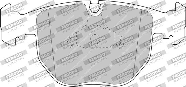 FERODO RACING Width 1: 74mm, Thickness 1: 18mm Brake pads FCP997H buy