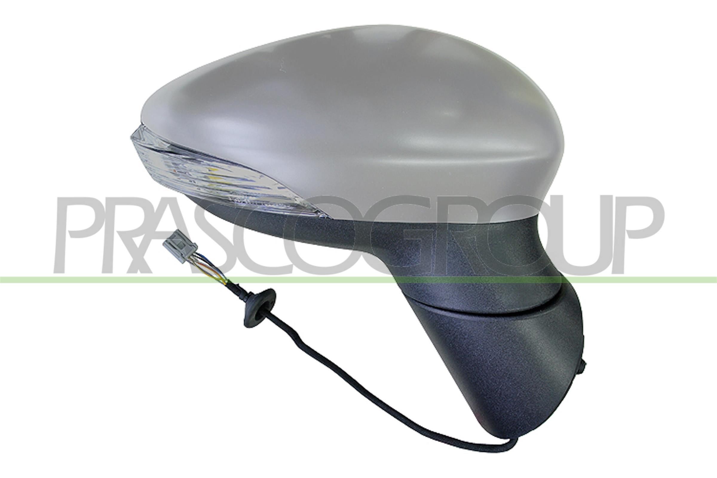 PRASCO Right, primed, Electric, Heatable, Electronically foldable, untinted, Aspherical Side mirror FD6027333 buy