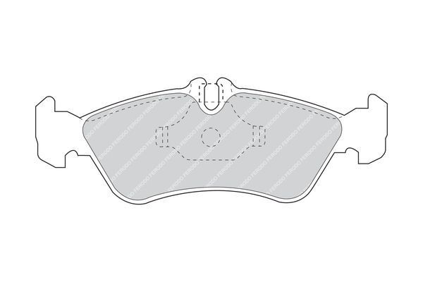 FERODO prepared for wear indicator Brake pads FDB1045 buy