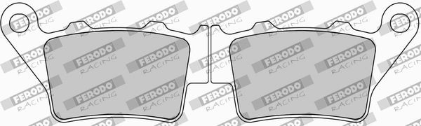 FERODO RACING Width: 43mm, Thickness: 9mm Brake pads FDB2005EF buy