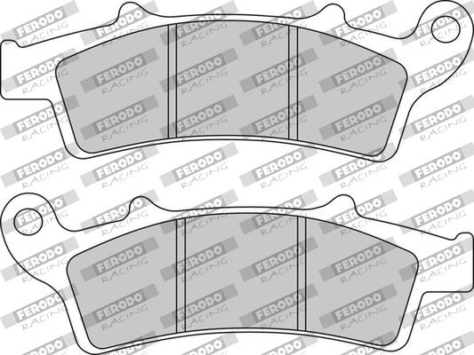 FERODO RACING Width: 41,3mm, Thickness: 8,6mm Brake pads FDB2105AG buy