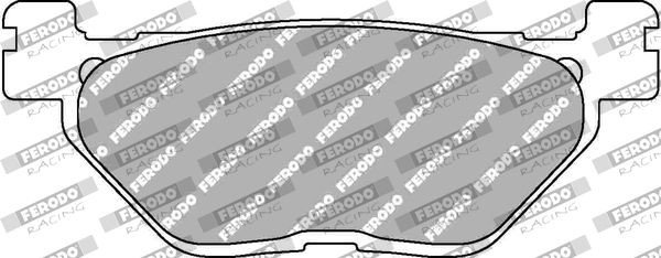 FERODO RACING Width: 39,3mm, Thickness: 12mm Brake pads FDB2126EF buy