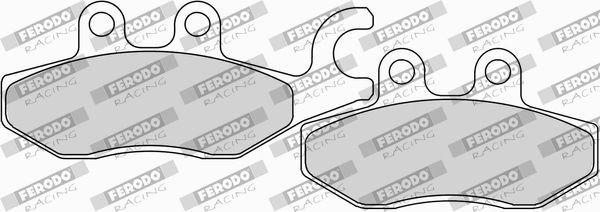 FERODO RACING Width 2 [mm]: 41,2mm, Width: 41,2mm, Thickness 2: 9mm, Thickness: 9mm Brake pads FDB2186EF buy