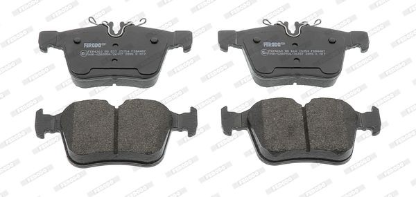 FDB4487 Set of brake pads FDB4487 FERODO MAXI KIT, prepared for wear indicator, without accessories