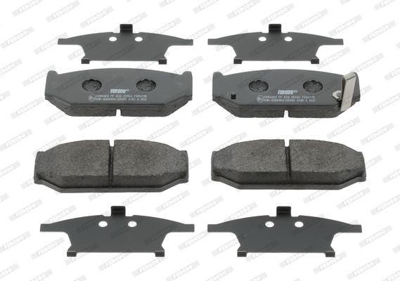 FDB4705 FERODO Brake pad set SUZUKI OES, with acoustic wear warning, without accessories