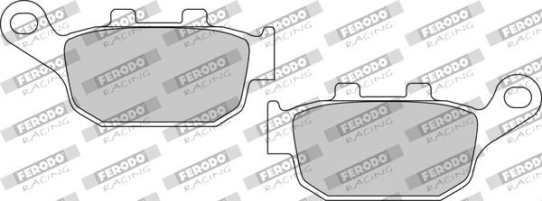 Motorrad FERODO RACING Breite: 40mm, Dicke/Stärke: 10,6mm Bremsbeläge FDB531P günstig kaufen