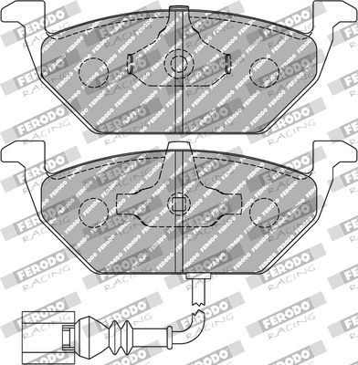 Audi A3 Set of brake pads 11200246 FERODO RACING FDS1398 online buy