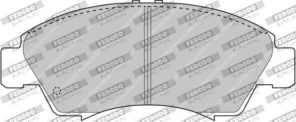 Honda LOGO Brake pad set FERODO RACING FDS777 cheap