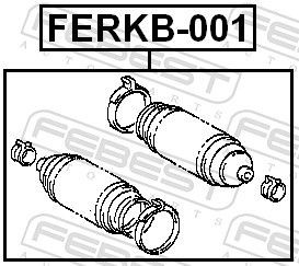 Toyota 45535-69025 Rack and Pinion Bellow 