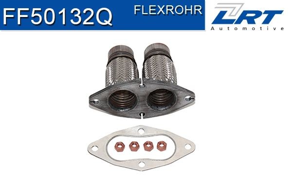LRT FF50132Q Flex Hose, exhaust system 50 x, Interlock, repair flex, flexibel, for Exhaust Pipe