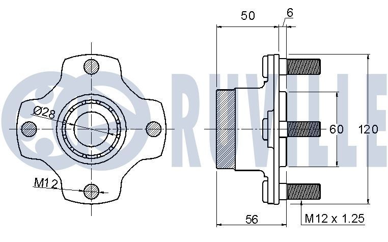 Great value for money - RUVILLE Tensioner pulley 55486