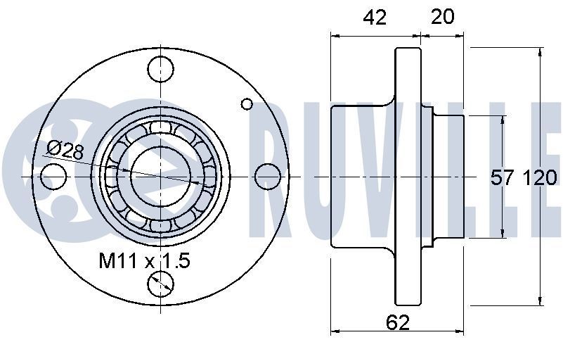 RUVILLE Vibration Damper, timing belt 55499 buy