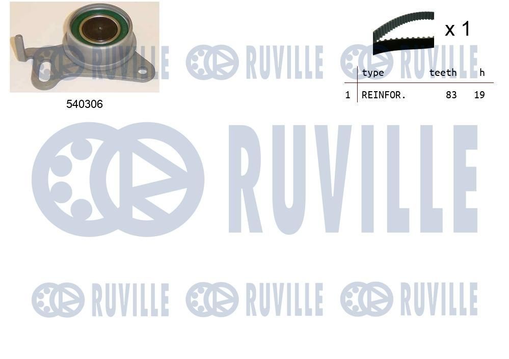 RUVILLE 56404 Tensioner pulley 90409783