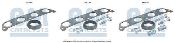 Mounting kit, exhaust system BM CATALYSTS - FK91339