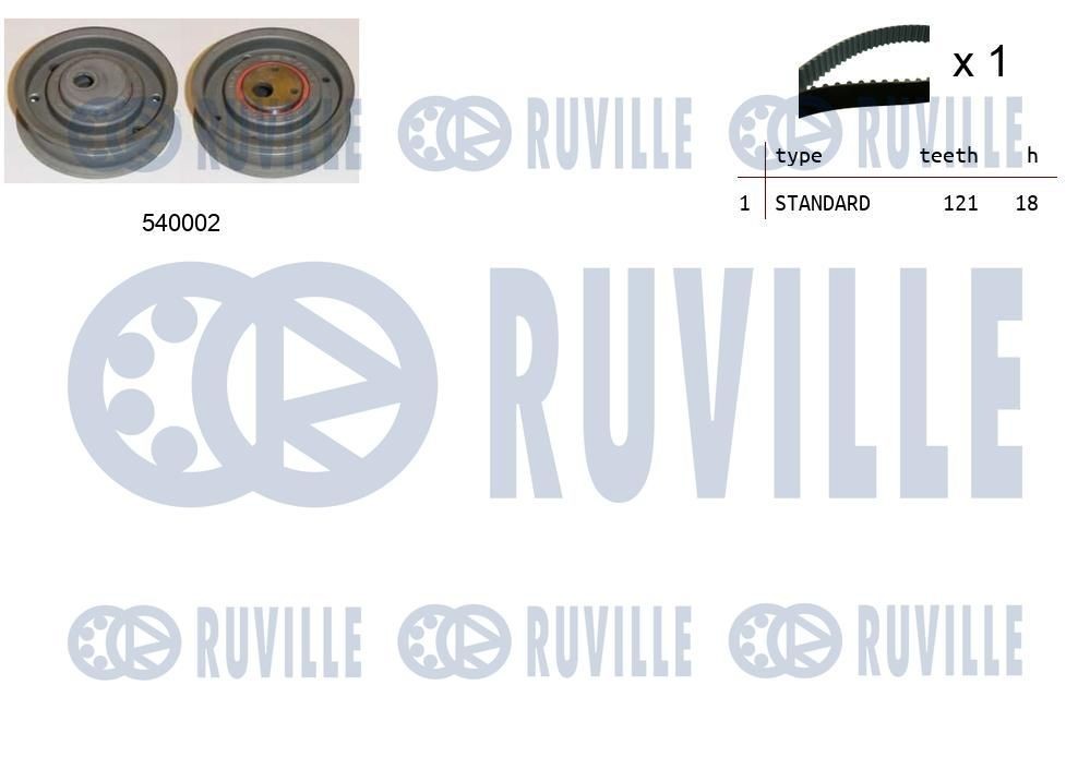 RUVILLE 57431 Tensioner pulley 31170RWK015