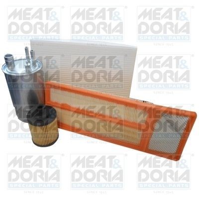 Originali MEAT & DORIA Kit tagliando filtri FKFIA177 per FIAT GRANDE PUNTO