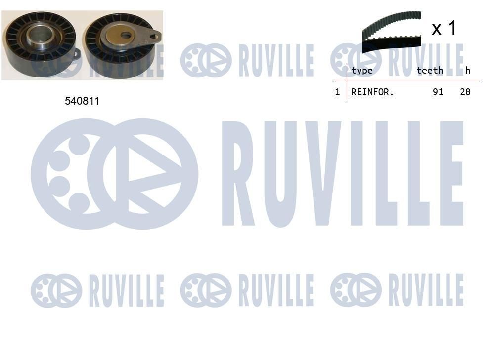 Original 58847 RUVILLE Idler pulley IVECO