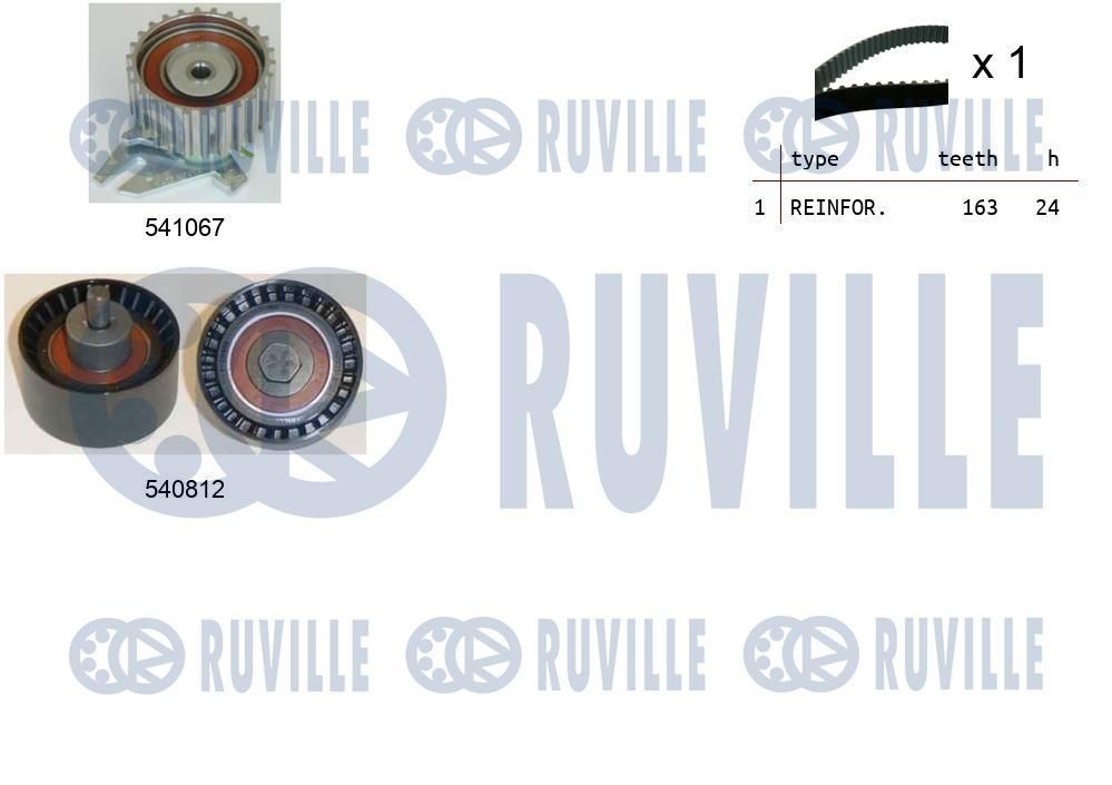RUVILLE 58853 Tensioner pulley 5412001870