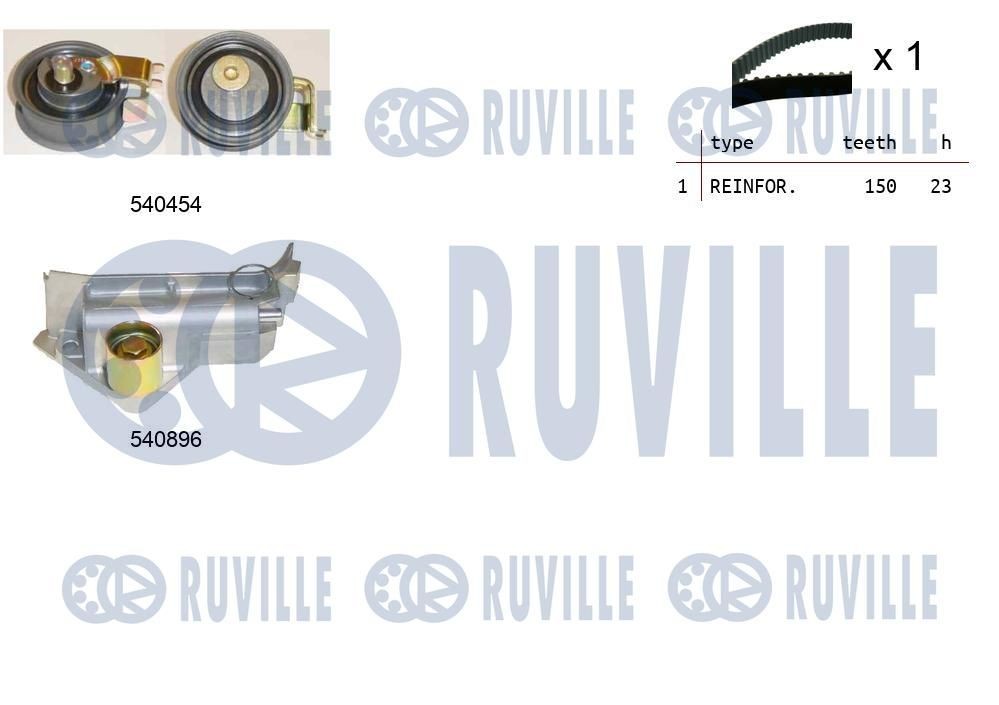 RUVILLE 58856 Tensioner pulley 457 200 16 70