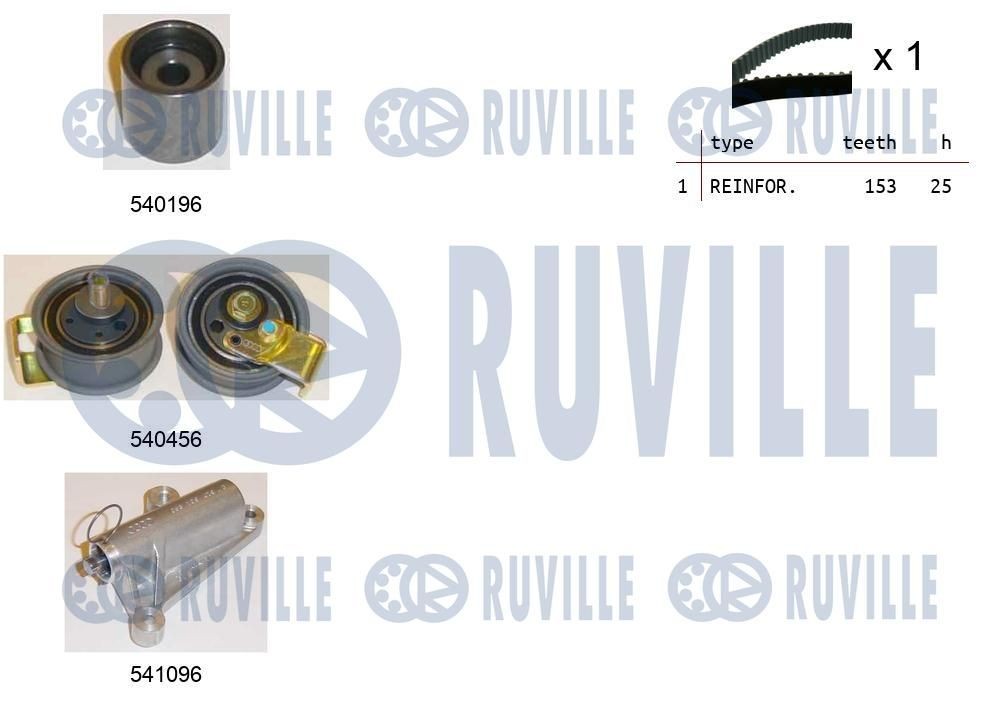 RUVILLE 74,0 mm x 34,0 mm Width: 34,0mm Tensioner Lever, v-ribbed belt 58858 buy