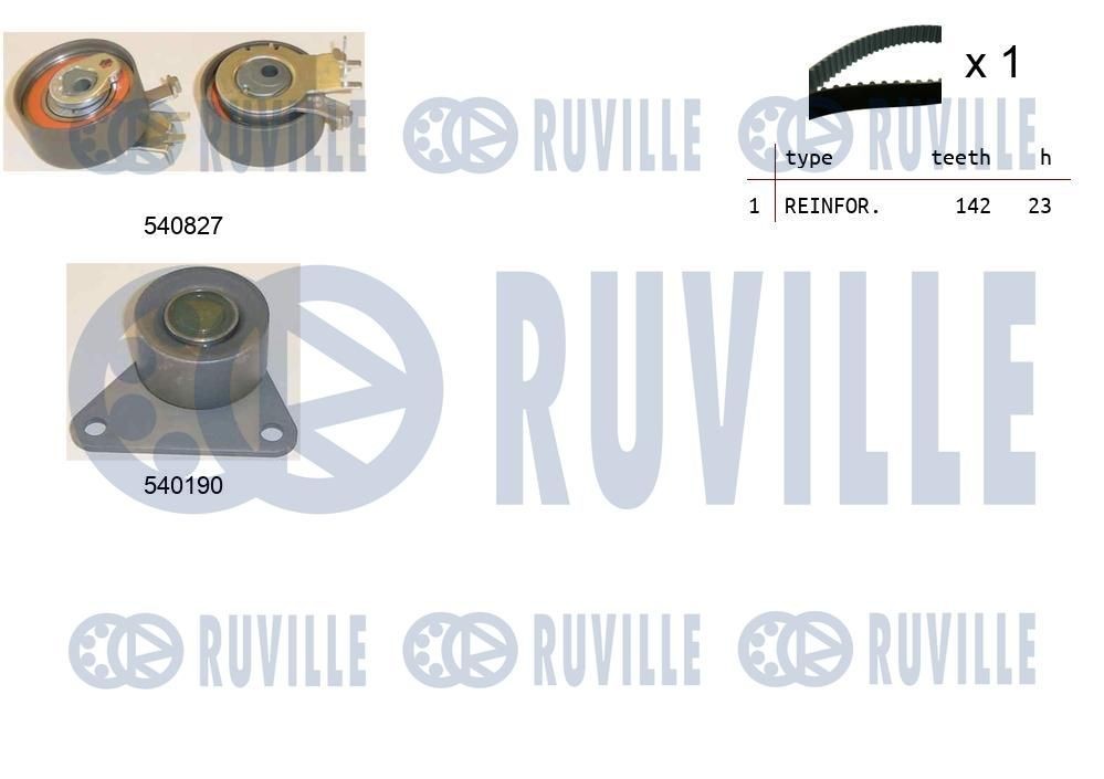 RUVILLE 58863 Umlenk- / Führungsrolle, Keilrippenriemen für DAF XF 95 LKW in Original Qualität