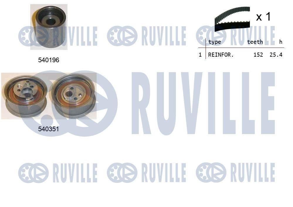 RUVILLE 80,00 mm x 48,00 mm Width: 48,00mm Tensioner Lever, v-ribbed belt 58916 buy