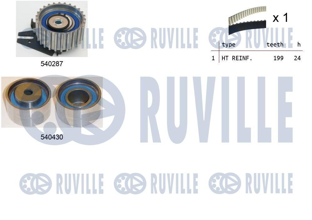 RUVILLE 58922 Tensioner pulley 2 0759 364