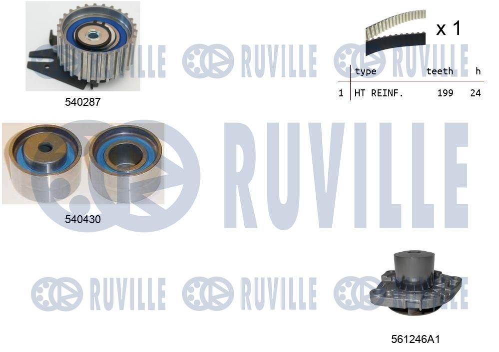 RUVILLE 58925 Spannarm, Keilrippenriemen für ERF ECT LKW in Original Qualität