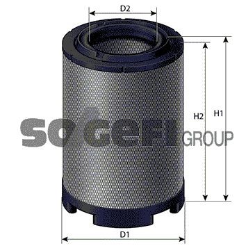 SogefiPro FLI6961 Air filter 186 9993