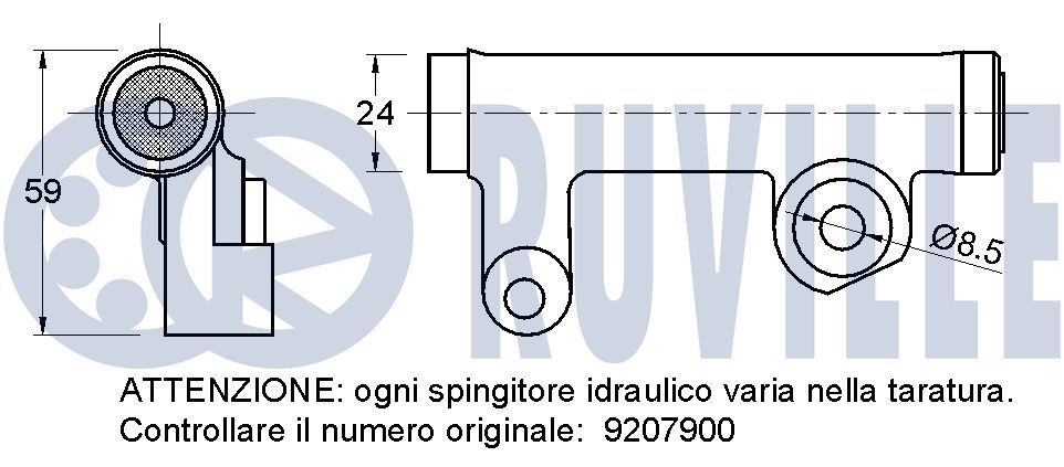 RUVILLE 65135S Wasserpumpe für MERCEDES-BENZ ACTROS LKW in Original Qualität