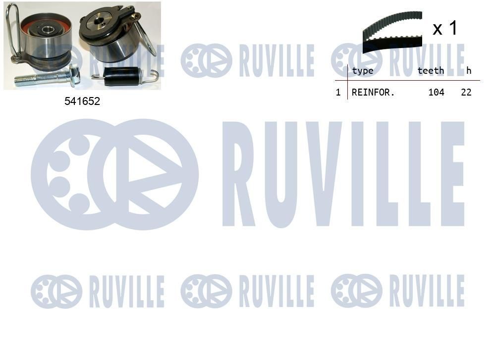 Original RUVILLE Engine water pump 65320 for ALFA ROMEO 159