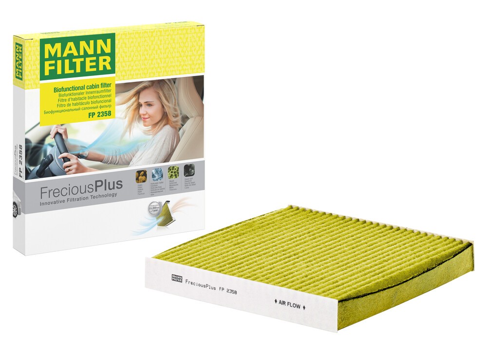 MANN-FILTER Filtre d'Habitacle HONDA FP 2358 80292SDAA01,80292SDC505HE,80292SDCA01 Filtre à Pollen,F