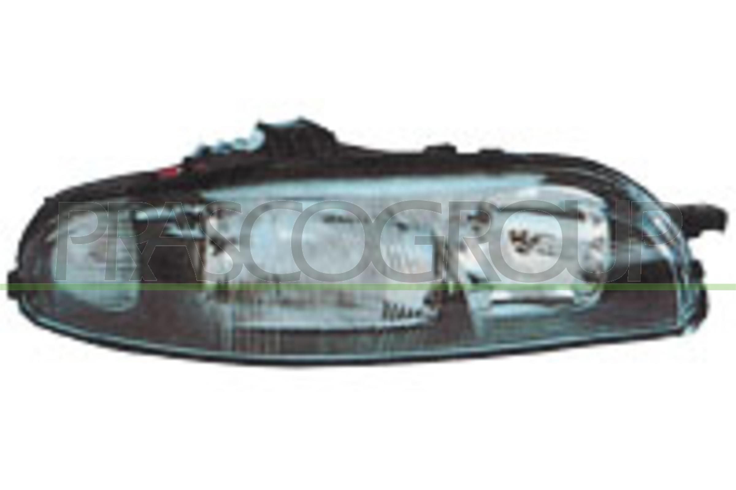 PRASCO FT1334943 Headlight Right, H1/H1/H3, with motor for headlamp levelling