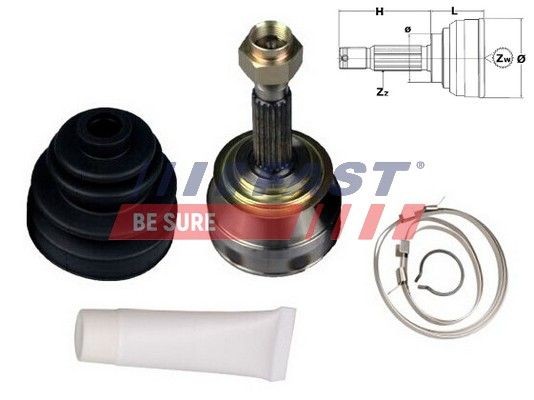 Original FT25002K FAST Cv joint experience and price